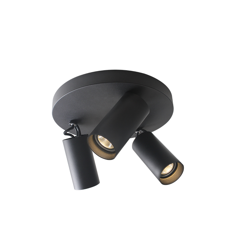 3 heads GU10 surface mounted spotlight