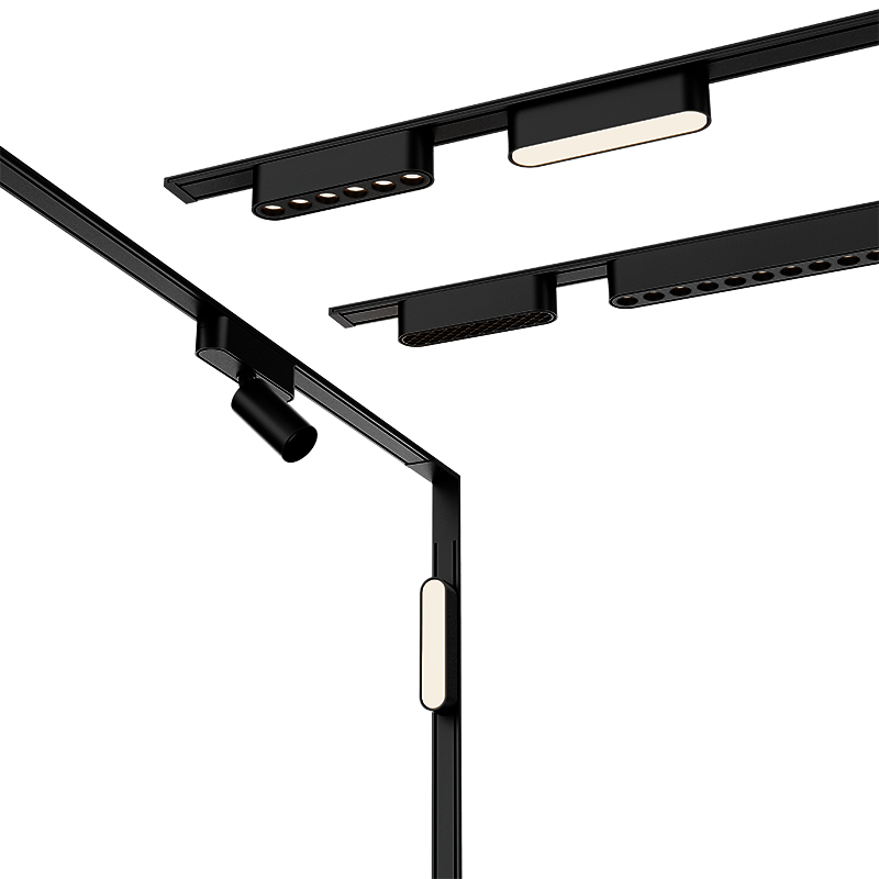 magnetic smart surface mounted track light